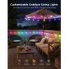 imageGovee Smart Outdoor String Lights 2 144ft Outdoor Lights with Dimmable Warm White LED Bulbs 47 Scene Modes for Patio Backyard Balcony IP65 Waterproof Works with Alexa App Control144ft
