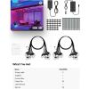imageGovee Smart Outdoor String Lights 2 144ft Outdoor Lights with Dimmable Warm White LED Bulbs 47 Scene Modes for Patio Backyard Balcony IP65 Waterproof Works with Alexa App Control96ft