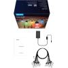 imageGovee Smart Outdoor String Lights H7015 48ft RGBIC Outdoor Lights with 15 Dimmable LED Bulbs IP65 Waterproof Color Changing Warm White Lights with 47 Scene Modes for Patio Backyard App Control48ft