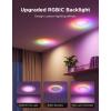 imageGovee Smart Recessed Lighting 6 Inch Matter RGBIC LED Recessed Light Work with Alexa Google Assistant Dimmable 1100LM Canless Downlight with Junction Box for Living Room Bedroom Kitchen 4 Pack6 Inch