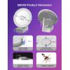 imageGovee Smart Recessed Lighting 6 Inch WiFi Bluetooth Direct Connect RGBWW LED Downlight 65 Scene Mode Canless Recessed Light Work with Alexa ampamp Google Assistant with Junction Box 1100 Lumen 4 Pack4 Inch