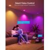imageGovee Smart Recessed Lighting 6 Inch WiFi Bluetooth Direct Connect RGBWW LED Downlight 65 Scene Mode Canless Recessed Light Work with Alexa ampamp Google Assistant with Junction Box 1100 Lumen 4 Pack4 Inch