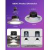 imageGovee Smart Retrofit Recessed Lighting 6 Inch WiFi Bluetooth Direct Connect RGBWW Retrofit Can Lights 65 Scene Modes Works with Alexa ampamp Google Assistant 1000 Lumens 4 Pack6 Pack