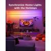 imageGovee Strip Light with Skyline Kit 131ft Smart LED Strip Lights Work with Alexa Google Assistant and Matter RGBWWIC Color Changing Light Strip LED Lights for Bedroom Party Home Decor197ft