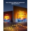 imageGovee TV Backlight 3 Lite with FishEye Correction Function Sync to 5565 Inch TVs 118ft RGBICW WiFi LED Strip Lights with Camera 4 Colors in 1 Lamp Bead Voice and APP Control Adapter118FT for 5565 TV
