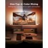 imageGovee TV Backlight 3 Pro with HDR Triple Camera 118ft 5in1 RGBWWIC LED Strip Lights That Change with 5565 Inch TVs 75LEDsm Supports AI Filter Smart App and Vioce Control DreamView Sync164FT for 7585 TV