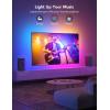 imageGovee TV LED Backlight RGBIC Smart LED Strip Lights for 5565 Inch TVs Bluetooth and WiFi APP Control Works with Alexa ampamp Google Assistant Music Sync 99 Scene Modes Adapter125FT for 5565 TV