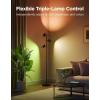 imageGovee Tree Floor Lamp Compatible with Matter 3 Rotatable Lights with LuminBlend Technology Standing Lamp with 64 Dynamic Scenes Music Sync Ideal Floor Lamp for Bedroom Living Room Reading Room