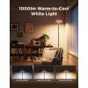 imageGovee Uplighter Floor Lamp for Living Room RGBIC Ripple Projector Floor Lamp for Bedroom Works with Matter 215 ft Light Area 1000lm LED Modern Corner Floor Light Warm Cool White Standing Lamp