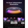 imageGovee Uplighter Floor Lamp for Living Room RGBIC Ripple Projector Floor Lamp for Bedroom Works with Matter 215 ft Light Area 1000lm LED Modern Corner Floor Light Warm Cool White Standing Lamp
