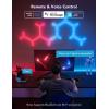 imageGovee x Evangelion Glide Y Lights RGBIC Gaming Wall Lights Smart WiFi Gaming Lights with Music Sync Work with Alexa and Google Assistant DIY and Timer Feature 5 Pack for Gaming Room7 Packs