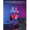 imageGovee x Evangelion Glide Y Lights RGBIC Gaming Wall Lights Smart WiFi Gaming Lights with Music Sync Work with Alexa and Google Assistant DIY and Timer Feature 5 Pack for Gaming Room7 Packs