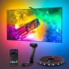 imageGovee Envisual TV LED Backlight T2 with Dual Cameras 118ft RGBIC WiFi LED Strip Lights for 5565 inch TVs Double Strip Light Beads for Home Decorations Smart App Control Music Sync118FT for 5565 TV