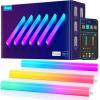 imageGovee Glide LED Wall Lights RGBIC Wall Lights Works with Alexa and Google Assistant Smart Glide Lively Light Bars for Gaming Room and Streaming Multicolor Glide Sconces 6 pcs6 Pcs