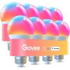 imageGovee LED Smart Light Bulbs 1000LM Color Changing Light Bulb WiFi ampamp Bluetooth Light Bulbs Work with Alexa and Google Assistant Dimmable RGBWW A19 75W Equivalent Smart Bulbs 2 Pack8