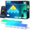 imageGovee Mini Panel Lights RGBIC Wall Lights Smart LED Wall Panels Works with Matter Alexa Google Assistant Sync with Music DIY Gaming Light for Home Decor Office Bedroom 20 Pcs10 Pcs