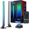 imageGovee RGBIC Gaming Light Bars H6047 with Smart Controller WiFi Smart LED Gaming Lights with Music Modes and 60 Scene Modes Built Works with Alexa ampamp Google Assistant Game Room Lights DecorDark Grey