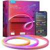 imageGovee RGBIC Neon Rope Light 164ft LED Strip Lights Music Sync DIY Design Works with Alexa Google Assistant Neon Lights for Gaming Room Living Bedroom Wall Decor Not Support 5G WiFi