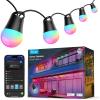 imageGovee Smart Outdoor String Lights 2 144ft Outdoor Lights with Dimmable Warm White LED Bulbs 47 Scene Modes for Patio Backyard Balcony IP65 Waterproof Works with Alexa App Control144ft