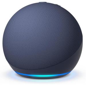 imageAmazon Echo Dot Vibrant sounding Alexa speaker Great for bedrooms dining rooms and offices CharcoalDeep Sea Blue