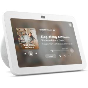 imageAmazon Echo Show 8 With Spatial Audio Smart Home Hub ideal for open living spaces includes Alexa CharcoalGlacier White