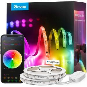 imageGovee 100ft RGBIC LED Strip Lights Smart LED Lights Work with Alexa and Google Assistant LED Lights for Bedroom WiFi App Control Segmented DIY Multiple Colors Color Changing Light 2 x 50ft100ft