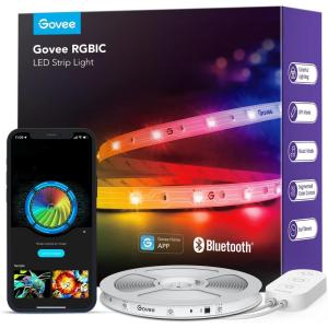 imageGovee RGBIC LED Strip Lights Smart LED Lights for Bedroom Bluetooth LED Lights APP Control DIY Multiple Colors on One Line Color Changing LED Strip Lighting Music Sync Home Decor 164ft164ft