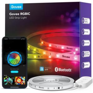 imageGovee RGBIC LED Strip Lights Smart LED Lights for Bedroom Bluetooth LED Lights APP Control DIY Multiple Colors on One Line Color Changing LED Strip Lighting Music Sync Home Decor 164ft328ft