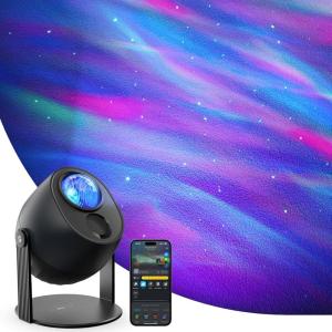 imageGovee Star Light Projector with 3 Aurora Flowing Effects Star Projector Works with Matter Alexa and Google Assistant 16 Million Colors 52 Scene Modes Night Light Projector Without Plug