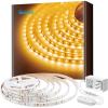 imageGovee White LED Strip Lights Upgraded 164ft Dimmable LED Light Strip 6500K Bright Daylight White Strong Adhesive 300 LEDs Flexible Tape Lights for Mirror Kitchen Cabinet Bedroom Christmas DecorWarm White