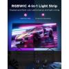 imageGovee TV LED Backlight 2 144ft Cuttable TV Lights for 3270 Inch TVs Color Changing RGBWIC LED Strips Lights with 210 Scene Modes ampamp Music Sync Smart APP and Voice Control Easy Install144FT for 3270 TV