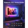 imageGovee TV LED Backlight 2 144ft Cuttable TV Lights for 3270 Inch TVs Color Changing RGBWIC LED Strips Lights with 210 Scene Modes ampamp Music Sync Smart APP and Voice Control Easy Install184FT for 3286 TV