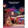 imageGovee Outdoor Lights Set Includes Curtain Lights String Lights ampamp Icicle Lights House Decor for Indoors ampamp Outdoors RGBIC Smart LED Lights HollyJolly Christmas Bundle 1 Pack Each