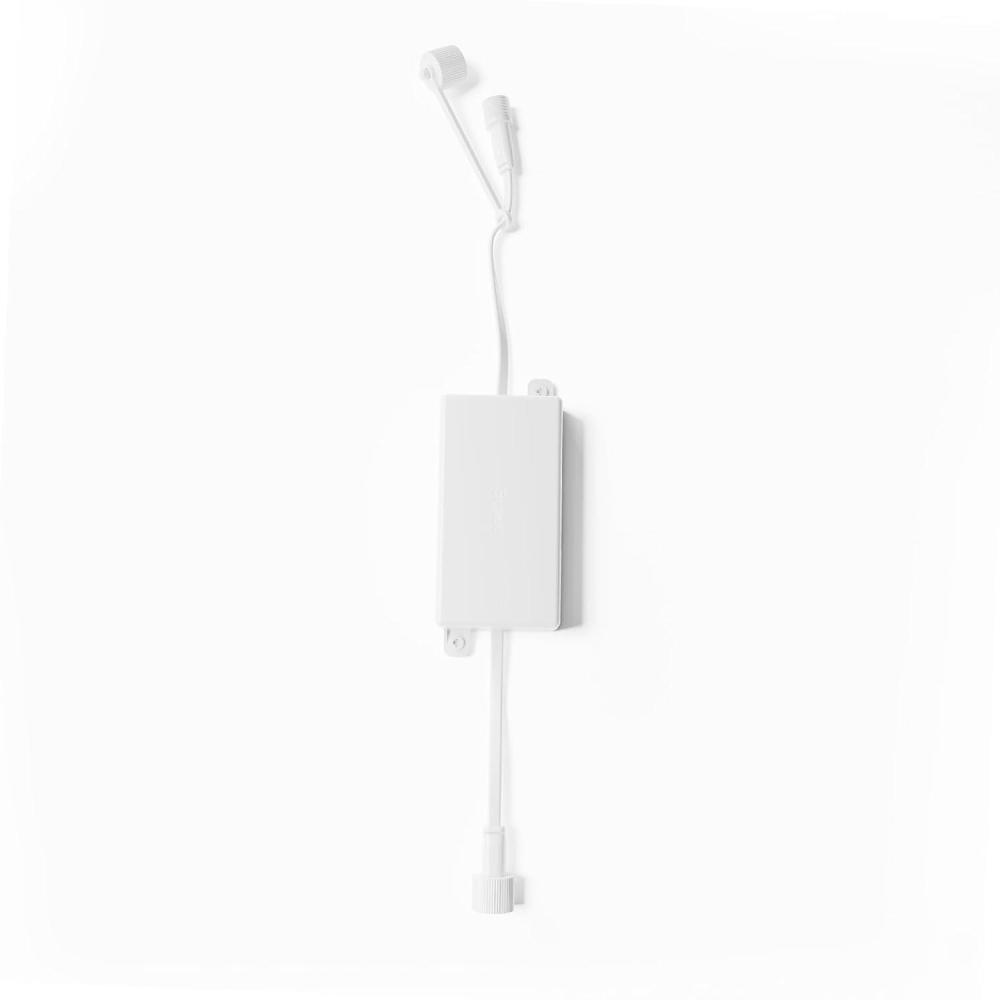 imageGovee Driver Module for 100ft 150ft and 200ft Permanent Outdoor Lights Pro H706A H706B and H706C Voltage Transformer Help to Maximum Extend to 200ft White VersionWhite