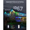 imageGovee Driver Module for 100ft 150ft and 200ft Permanent Outdoor Lights Pro H706A H706B and H706C Voltage Transformer Help to Maximum Extend to 200ft White VersionWhite