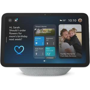 imageAmazon Echo Show 11 newest model Vibrant FullHD 11quot display with more viewing area and spatial audio designed for Alexa Glacier WhiteGlacier White