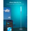 imageGovee RGBIC Cylinder Floor Lamp LED Corner Floor Lamp with WiFi App Control Smart Lamp with 64 Scenes DIY Mode Music Sync 1500 Lumens Modern Lamp for Bedroom Living Room
