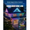 imageGovee Outdoor LED Strip Lights 45 RGBIC LED Lights 100FT String Lights with 65 Scene Modes Halloween Decoration Work with Alexa Google APP Control IP65 Waterproof50ft