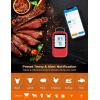 imageGovee Bluetooth Meat Thermometer Wireless Meat Thermometer for Smoker Oven Digital Grill Thermometer with 2 Probes Timer Mode Smart LCD Backlight BBQ Thermometer for Cooking Turkey Fish BeefRed