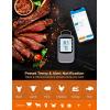 imageGovee Bluetooth Meat Thermometer Wireless Meat Thermometer for Smoker Oven Digital Grill Thermometer with 2 Probes Timer Mode Smart LCD Backlight BBQ Thermometer for Cooking Turkey Fish BeefSilver