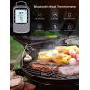 imageGovee Bluetooth Meat Thermometer Wireless Meat Thermometer for Smoker Oven Digital Grill Thermometer with 2 Probes Timer Mode Smart LCD Backlight BBQ Thermometer for Cooking Turkey Fish BeefSilver