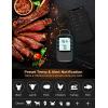 imageGovee Bluetooth Meat Thermometer Wireless Meat Thermometer for Smoker Oven Digital Grill Thermometer with 2 Probes Timer Mode Smart LCD Backlight BBQ Thermometer for Cooking Turkey Fish BeefBlack