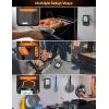 imageGovee Bluetooth Meat Thermometer Wireless Meat Thermometer for Smoker Oven Digital Grill Thermometer with 2 Probes Timer Mode Smart LCD Backlight BBQ Thermometer for Cooking Turkey Fish BeefBlack