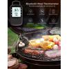 imageGovee Bluetooth Meat Thermometer Wireless Meat Thermometer for Smoker Oven Digital Grill Thermometer with 2 Probes Timer Mode Smart LCD Backlight BBQ Thermometer for Cooking Turkey Fish BeefBlack