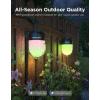 imageGovee Outdoor Chromatic String Lights 656ft RGBIC Outdoor Lights 55 RGB LEDs per Bulb UniIC Control 111 Scenes IP67 Waterproof String lights compatible with Alexa Google Matter App Control656ft