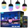 imageGovee Outdoor Chromatic String Lights 656ft RGBIC Outdoor Lights 55 RGB LEDs per Bulb UniIC Control 111 Scenes IP67 Waterproof String lights compatible with Alexa Google Matter App Control328ft