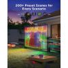 imageGovee Lightwall Large Smart Curtain Light Portable amp Dimmable Color Changing String Lights Music Sync 1536 RGBIC LEDs with AIGC Light wall for Outdoor amp Indoor Use IP65 Waterproof 85 x 62ft