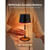 imageGovee Smart Cordless Table Lamp Classic RGBIC Rechargeable Table Lamp for Bedroom Living Room Portable Desk Lamp Works with Matter Alexa LED Bedside Lamp with 72 Scenes Modes Timer 500lm