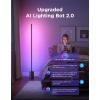 imageGovee Floor Lamp 3 Lite Smart RGBIC LED Corner Lamp Compatible with Alexa SmartThings Matter 1400lm Dimmable Color Changing Tall Standing Light with Music Sync for Living Room Bedroom Gaming Room
