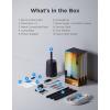 imageGovee Floor Lamp 3 Lite Smart RGBIC LED Corner Lamp Compatible with Alexa SmartThings Matter 1400lm Dimmable Color Changing Tall Standing Light with Music Sync for Living Room Bedroom Gaming Room